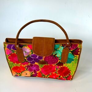 Embroidered handbag from Mexico